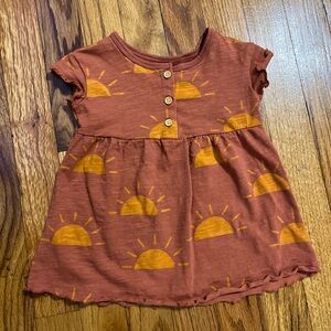 Sunshine Print Kids Casual Dress